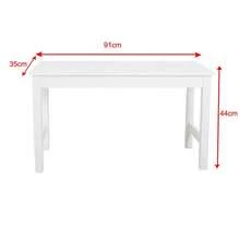 3ft Pine Wood Dining Bench Multi-Purpose Long Bench Hallway Shoe Bench Waiting Room Seating - Natural+Grey Legs - View 7