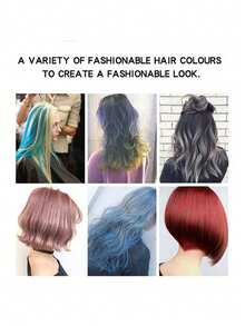 4 peças/5 peças Kit de Ferramentas para Tintura de Cabelo - Ferramentas e Acessórios Profissionais de Penteado, Conjunto Reutilizável de Ferramentas para Tintura de Cabelo com Gancho de Metal e Luvas de Tingimento - Multicolorido - Visão 10