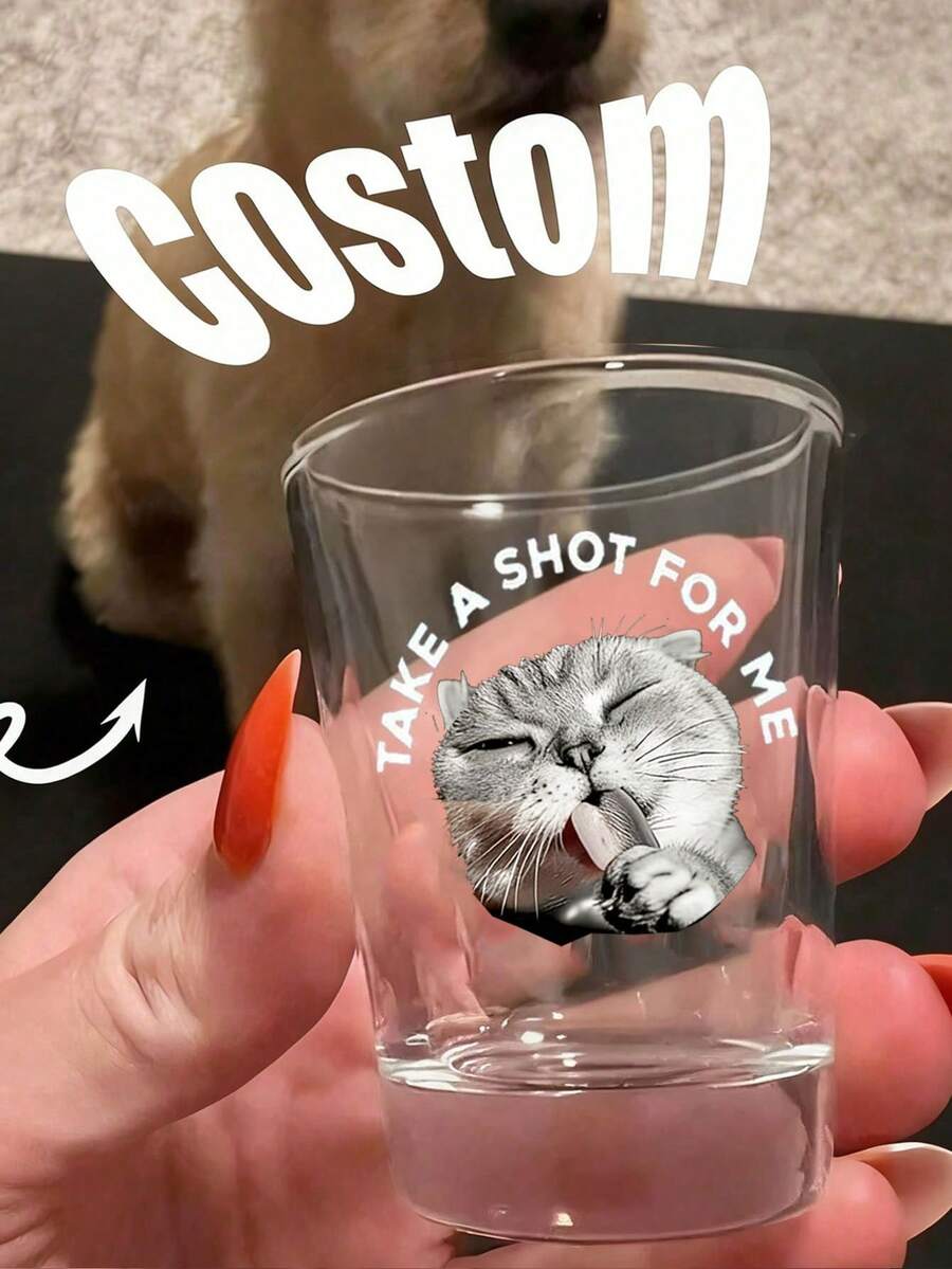 Customized Photo Wine Glass, Wine Glass With Photo, Customized Wine Glass, Customized Birthday Wine Glass, Personalized Photo Wine Glass, Multi-Functional, Fun Single Party Wine Glass, Party Gift, Groom & Bride Portrait Wine Glass, Girlfriend Travel Gift, Single Party Gift, Valentine's Day Gift, Ramadan Special Gift - Multicolor - View 1