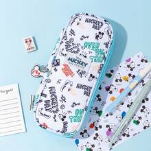 Pencil Case - Large Capacity 3-Layer Multi-Functional Cartoon Stationery Bag, Beautifully Designed, High Quality - Multicolor - View 4