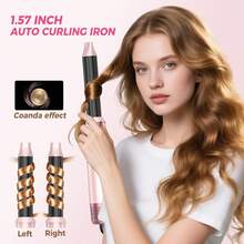 ATOPSKINS 2026 Upgraded 5-In-1 Curling Iron & Multi-Function Curler & Hair Dryer & Comb & Straightener, 3 Heat Settings - UK Plug(220-240V) - View 10