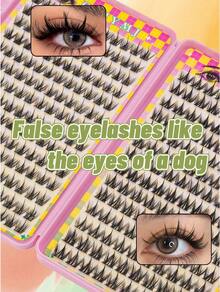 308 Pieces Cluster False Eyelashes Eyelash Book 28 Rows DIY Cluster Eyelash Extension Kit Fluffy 2 Styles Mixed Single Eyelash Cluster Segmented Spikes CC Curl Eyelash Extensions Can Make Cat Eye Lashes Look Natural Or Fluffy Volume Dramatic Eyelash Effect - C - 查看 4