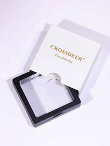 CROSSDEER 1pc Fashionable Minimalist S925 Sterling Silver Cross Pendant Necklace, Quality Jewelry, Suitable For Women's Daily, Party, Anniversary Outfits