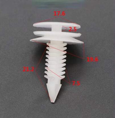 20 pezzi di fermagli in plastica per riparare i bordi delle portiere dell'auto, accessori di fissaggio per le parti della carrozzeria