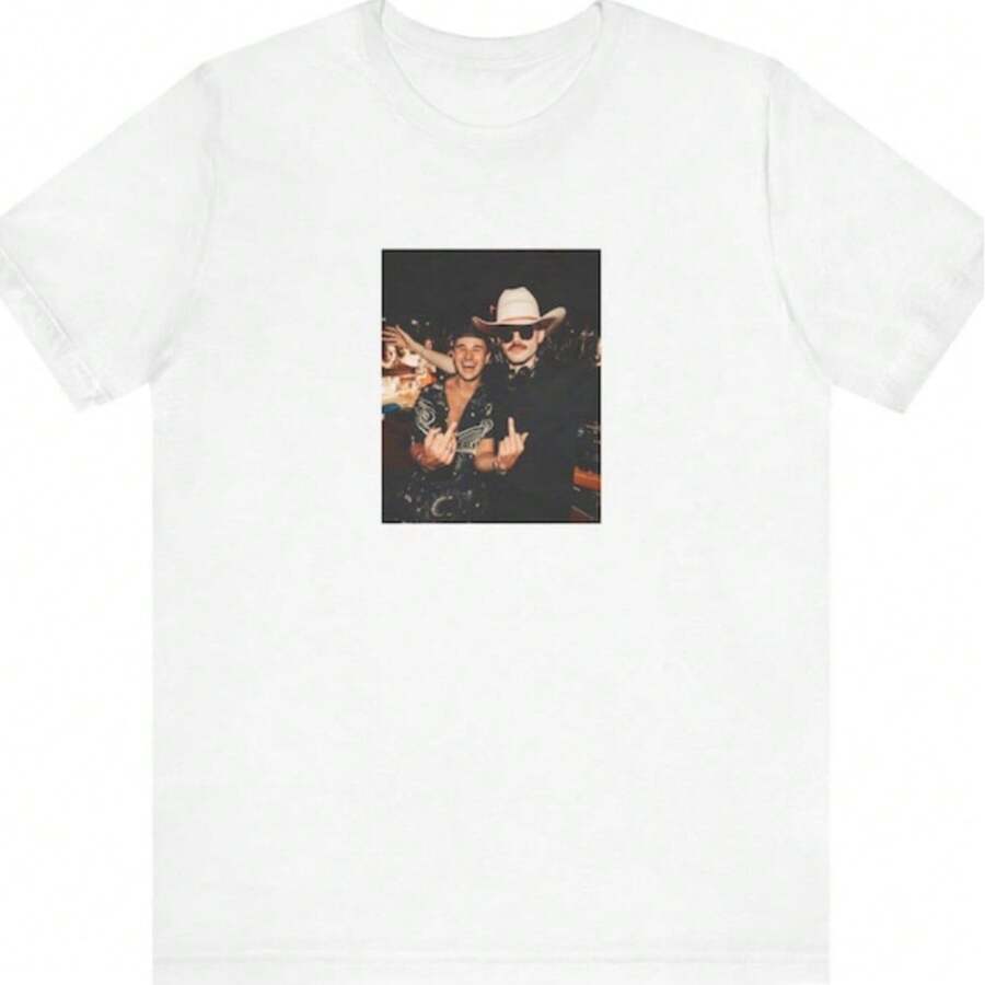 John Summit And Dom Dolla Shirt Festival Shirt Dom Dolla John Summit Experts Only EDM Shirt Comfy Rave Outfit Summer Festival Cowboy Hat - 白色 - 查看 1