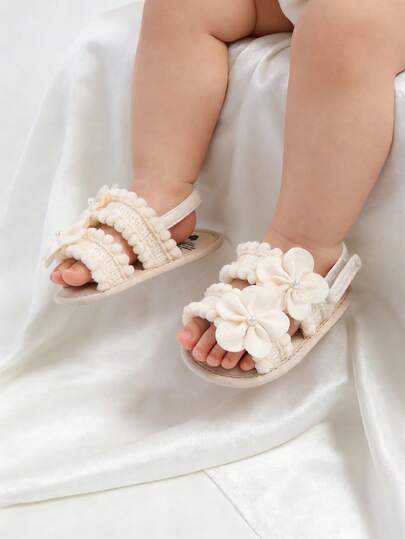 Infant Girls Sandals Summer Shoes Outdoor First Walker Toddler Girls Shoes For Summer