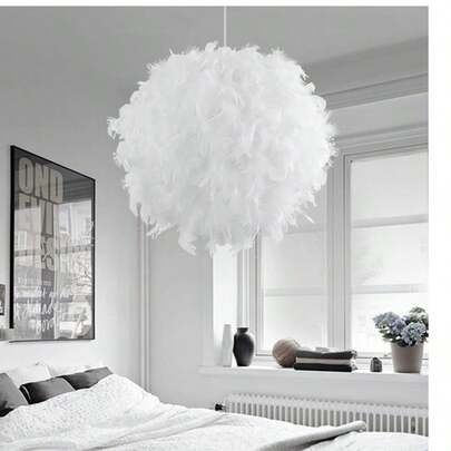 40厘米/30厘米暖色浪漫人造火焰球形灯罩，可伸缩，白色人造火焰球形灯罩带支架（仅灯罩）