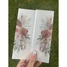 50 Pack Pre-Folded Boho Vellum Jackets - 5x7, 115GSM Vellum Paper - Wedding Invitation Wraps - 放蕩不羈的 - 查看 1