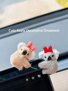 1 chiếc đồ trang trí nội thất xe hơi hình gấu Koala dễ thương, dùng để trang trí bảng điều khiển xe hơi. - Gấu Koala - Xem 3