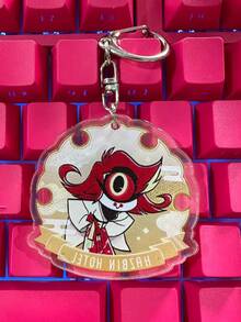 Porte-clés acrylique d'anime, figurine de dessin animé mignonne, jouet de collection, pendentif de sac, en stock - Multicolore - Voir 17