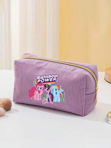 1pc My Little Pony Mini Makeup Bag, Cosmetic Pouch, Makeup Travel Bag, Toiletry Bag, Cute Cosmetic Bag, Travel Makeup Bag, Toiletry Bag, Cosmetic Storage Bag, Large Capacity Portable Storage Bag, Women Gift Small Makeup Bag - Multicolor - View 8