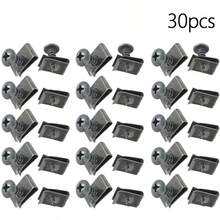30pcs U-Shaped Gasket Screws For Car Modification, Suitable For Installing Interior, , Bumper And More, Secure Protection Without Damaging Original Parts - 30PC U-shaped Washer Screw Set - View 8