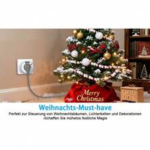 HITRENDS 24-Hour Smart Countdown Socket, Rotating Timer, One-Button Timer Switch, Flame Resistant Material +LED Display, High Power 3680W, Essential For Home Appliances, Kitchen Appliances, Lighting Fixtures, And Fish Tank Lighting - EU E Type Plug(220-240V) - View 13