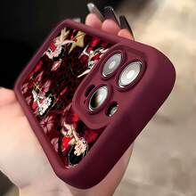 ベティ・ブープのグラマラススタイルの電話ケース。 17、 16 Pro Max、 15 Pro Max、 13、 12に対応。TPU素材で作られており、あらゆる落下保護を提供します。家族、友人、愛する人、ボーイフレンド/ガールフレンド、休日のギフトに最適です。 - バーガンディ - チェックする 4