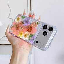 时尚磁吸镂空TPU防震保护壳，兼容苹果手机，适合作为情侣、女儿、女友、少女的生日和圣诞礼物。 - 無色 - 查看 4