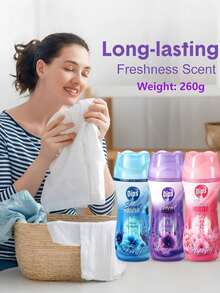 Lavender Scented Laundry Fragrance Beads, Long-Lasting Scent (Rose, Lavender, Ocean), Softening, Gentle, Fresh And Pleasant Fragrance Beads - Purple - View 4