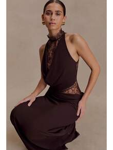 Women Outdoor Dress - Reddish-brown - View 3