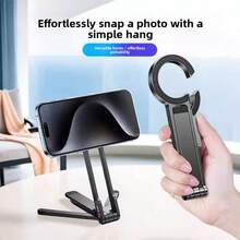 适用于所有手机的磁吸手机支架，桌面手机支架，户外运动手机支架，直播三脚架磁吸手机支架，多功能手机支架，可折叠便携磁吸手机支架，兼容、安卓手机，生日礼物，送给家人、朋友的礼物，生日手机配件，承重力强。