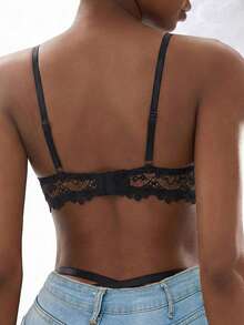 Women's Front-Fastening Underwire Push Up Bra - Anti-Sag & Sexy- Sculpting & Comfort - Black - View 7