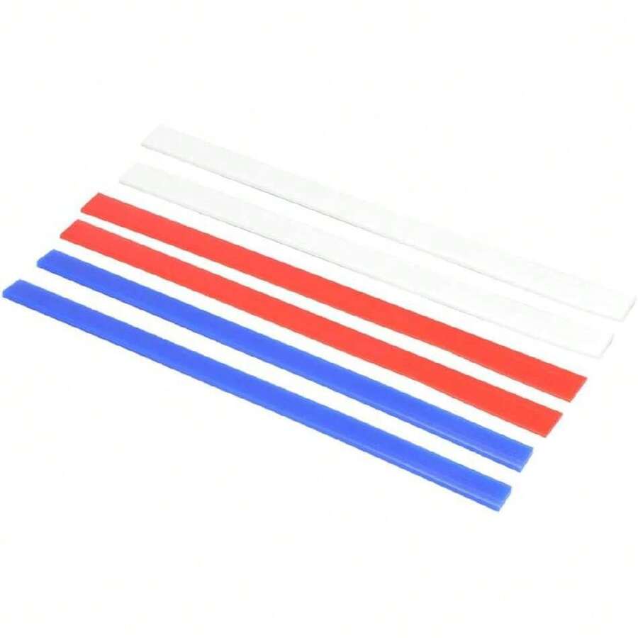 Tiras de Nivelación de Masa para Hornear, Tiras de Masa Medidoras de Silicona Profesionales Resistentes, Guías de Rodillo, Pasteles, Galletas, Hornear,40511589 - Multicolor - Ver 1