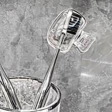 1/2/3/5Pcs Toothbrush Head Protector, An Essential For Health, Easy-Open And Easy-Close Design, Suitable For Home, Travel, Bathroom, And Office Use, Keeps Brush Heads Clean, A Hygienic Accessory, Portable Plastic Material - 隨機顏色 Random color - 查看 4