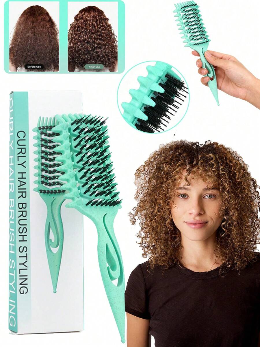 这款卷发梳适用于造型和日常护发。灵活的梳齿设计，干湿发皆可顺畅梳理，有助于增强卷度，增加卷曲度和层次感，减少毛躁，使卷发自然亮泽，丰盈饱满。符合人体工学的舒适手柄，使用轻松稳定，轻柔滑动，带来更舒适的体验。 - 彩色 - 查看 1
