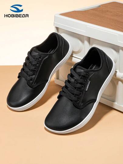 HOBIBEAR أحذية رياضية يمكن ارتداؤها من قبل الجنسين، أحذية مريحة ذات نعل ناعم وتصميم بسيط، أحذية رياضية للزوجين مع ربطة، مناسبة للجيم والأنشطة الخارجية والتنزه والدراجات