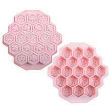 1pc Honeycomb Bee Silicone Mold, Suitable For Making Candles, Soaps, Clay And Other DIY Handmade Gifts - Easy Demold, Flexible And Durable, Can Be Used To Make Creative Handmade Soaps, Also Suitable As Wedding Gifts, Candle Mold - Multicolor - View 16