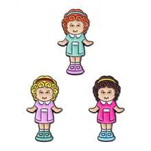 Cute Three Sisters Creative Brooch Haunted House Sisters Triplets Exquisite Gift Badge - QHXZ1094 - 查看 3