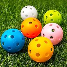 1/12/24pcs Colorful Plastic Balls With Holes, Stress Relief Balls, Suitable For Outdoor Sports, Home Entertainment, Backyard Games, Birthday Parties, Party Favors - Multicolor - View 3