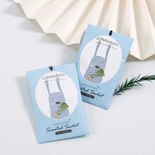 5 piezas de 4.3"X2.8" Bolsas de Sachets perfumadas, diseño de animales de dibujos animados lindos con cuerda colgante, fragancias de hierba de limón, lavanda, limón, océano, jazmín, adecuadas para armarios, cajones, automóviles, regalos, Día de la Mujer, artículos esenciales de viaje, recuerdos de boda, Y2k, dormitorio, accesorios de automóvil para mujeres, decoración de cocina, cosas lindas - Multicolor - Ver 13