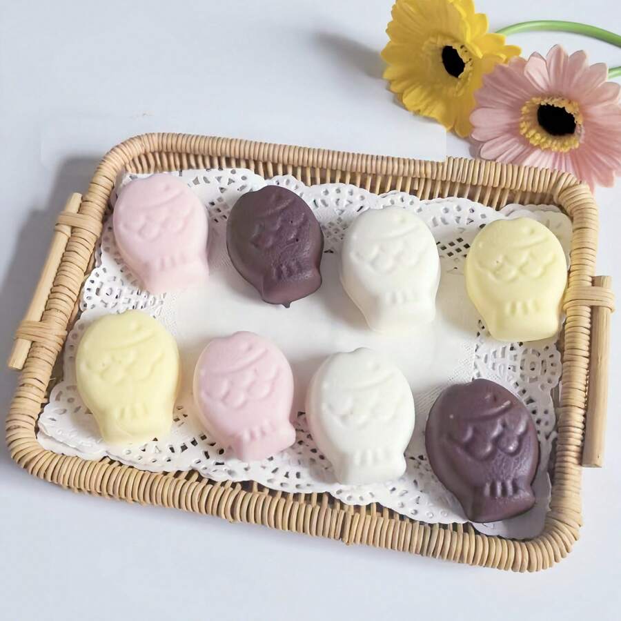 Đồ chơi giảm căng thẳng hình bánh cá mềm mại, có mùi thơm, màu ngẫu nhiên, đồ chơi bóp giúp giảm căng thẳng, làm dịu cảm xúc, quà tặng, quà tặng ngày lễ, quà tặng sinh nhật, món quà hoàn hảo.