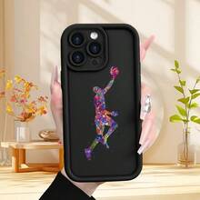 Funda de Teléfono con Impresión de Baloncesto Creativa y Colorida para iPhone 15 14 13 12 11 XS XR X 7 8 Plus Pro Max Mini - Colores mixtos - Ver 8