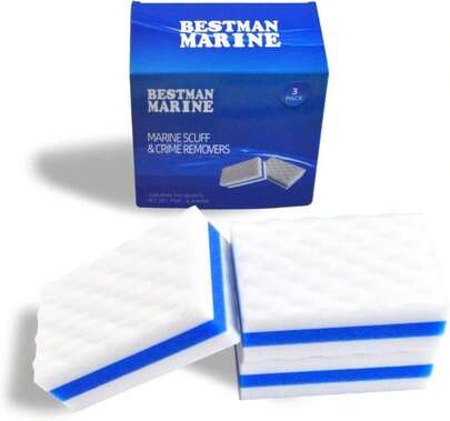 Marine Scraper Eraser|3-Pack Marine Cleaner Eraser Deck Cleaner Hull Cleaner Gadget Durable Marine Boat Cleaner