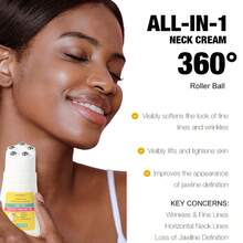 FATAZEN 80克 柔滑修护颈霜，内置按摩头，舒缓颈部干燥，减少细纹，提亮颈部肤色，日常颈部护理，女生必备 - 頸部按摩 - 查看 1