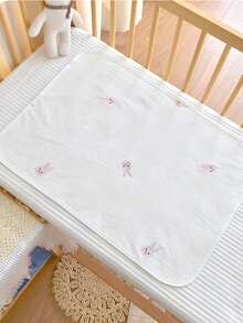 1pc Cute Bear Pattern Waterproof Reusable Baby Changing Pad, Breathable Infant Diaper Mat - Multicolor - View 5