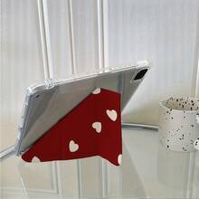 Red Heart Protective Shell, For 9th/10th Geration,A16,Air 11/13 Inch,Pro 11/13 Inch,Air 4th/5th/6th Geartion, Pro 12.9 Case.Full Scre Ultra-Thin Y Fold/Premium Protection Soft Back Cover New Year And Christmas.Holiday Phone Accessories. - 混合色 - 查看 6