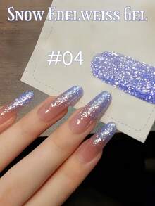 12毫升 冬春美甲 雪绒花 白色 蓝色 粉色 红色 闪粉凝胶指甲油 2026 全效美白 流行白色闪光 新年亮片 情人节美甲 适用于美甲沙龙 家用DIY美甲 美甲用品 - 彩色 - 查看 13