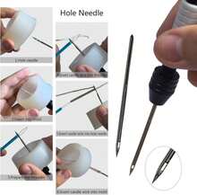 DiaWiew Beginners Candle Making Kit For Adults, Wick Needle For Candle Making For Punching And Inserting Candle Molds Wicks, Candle Making Tools Perfect To Silicone Molds With No Holes For Wicks - ColorB - 查看 4