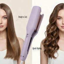 Curling Iron Anti-Scalding Negative Ion Curling Iron, French Deep V Egg Roll, Fast Heating And Long-Lasting Shaping, Great Gift For Girlfriend And Mom, Suitable For  Valentine's Day Gifts - Xem 4