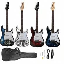 Glarry Maple Electric Guitar School Band Rosewood For Beginner With Guitar Bag - như hình ảnh - Xem 5