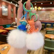 Disney Zootopia 2 Plush Keychain, New Cute Cartoon Doll Party Decoration, Adorable Anime Backpack Pendant, Fashionable Portable Accessory, Multifunctional Zootopia Themed Car Charm, DIY Girlfriend/Couple/Valentine's Day/New Year Gift, Small Accessory Keychain Bag - Multicolor - View 4