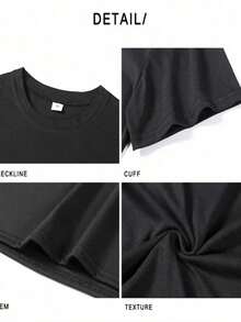 Agfa Film Retro Logo--1 T-Shirt Summer Tops  Plus Size Tops Shirts Men - Black - View 5