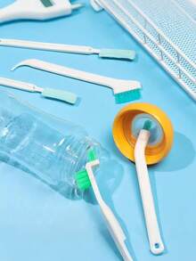 5支装婴儿奶瓶清洁刷，婴幼儿家用奶粉瓶小刷，婴儿奶瓶和水杯清洁刷，便携式婴儿奶瓶清洗刷 - 5pcs - 查看 6