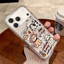 Puppy Happy New Year 2026 Phone Case foriPhone 17, 16, 15, 14, 13, 12, 11 Pro Max, Plus New Year Gift for Friends and Family. Simple and Elegant Design, Easy to Charge, Clear Acrylic Magnetic Phone Case - Ventosa magnética transparente - transparente - YYEACIpuppy - Ver 2