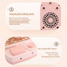 USB Nail Dust Collector, Low Noise Vacuum Fan. Portable Dust Extractor For Acrylic Nails, Fits Home, Salon & Travel. Practical Manicure Tool, Nice Holiday Gift. - Multicolor - View 7
