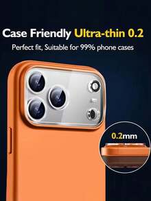 3片闪亮镜头保护膜，兼容 17/16/15/14/13/12/11系列，整个17系列均使用钢化玻璃摄像头镜头盖。 - 彩色 - 查看 3