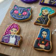 TendenciaCortadores De Galletas Guerreras K Pop  MoradoCalidad premium - Morado - Ver 3