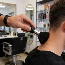 1pc Black Soft Hair Brush, Hair Cleaning Duster, Haircut Brush Tool For Salon - Black - View 2