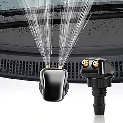 1pc Direct Spray Windshield Washer Nozzle, Fits Various Vehicle Models, Easy Installation, Uniform Cleaning